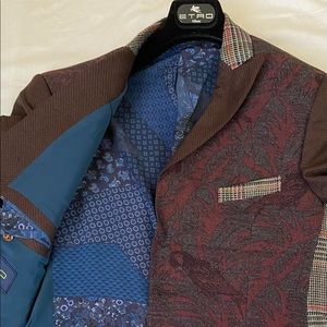 ETRO Mens designer suit jacket
